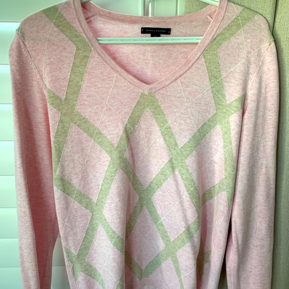 Tommy Hilfiger argyle sweater - Picture 2 of 6